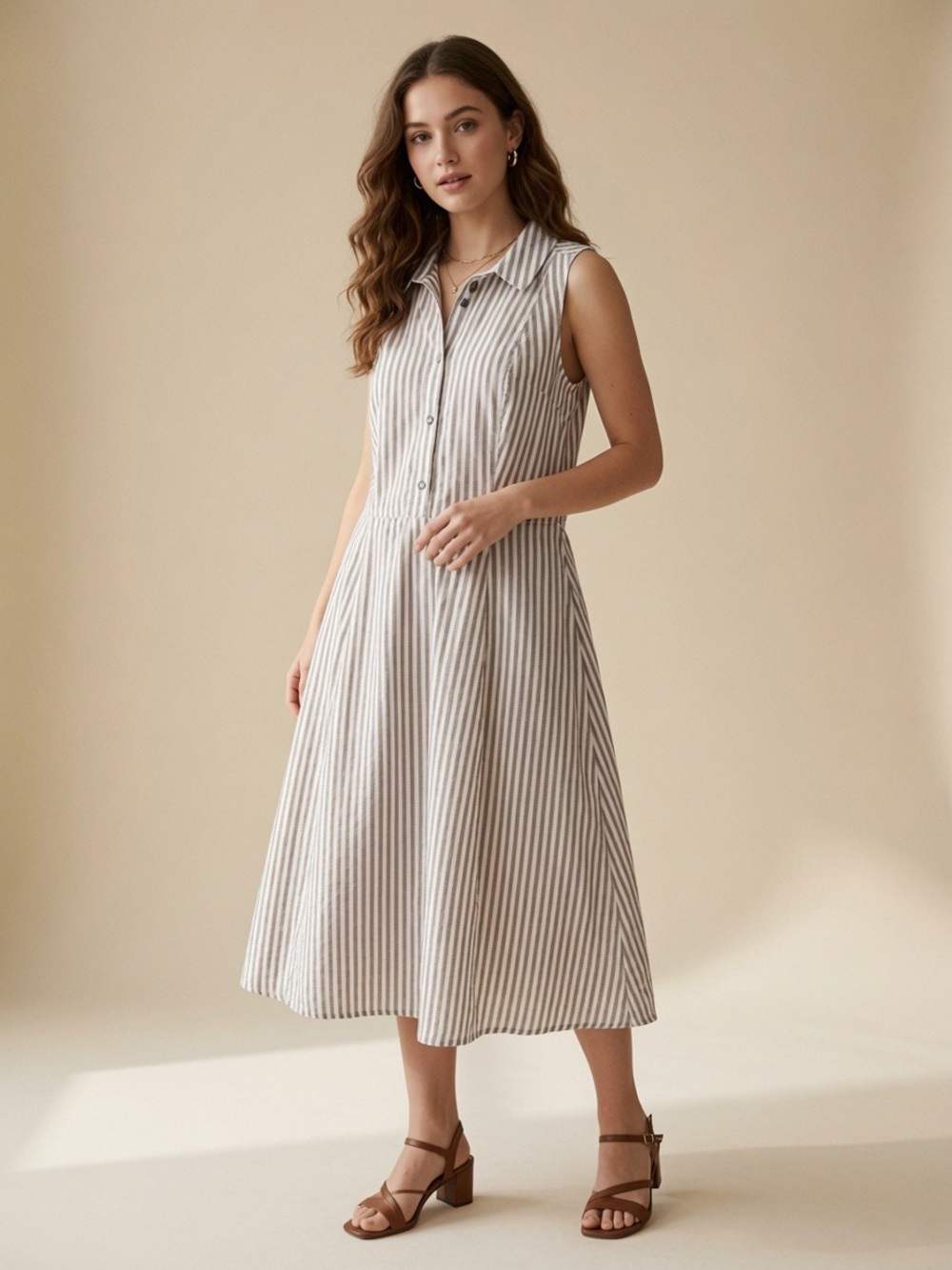 Torrid Sleeveless Shirt Dress Size 3 (Plus Size)